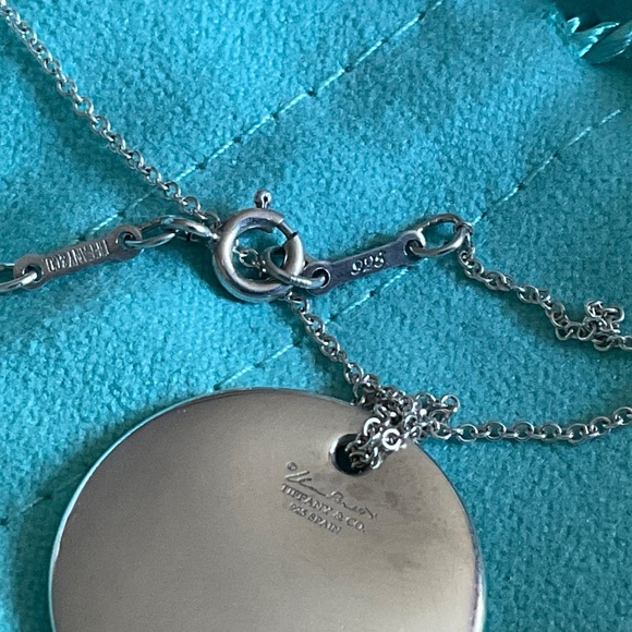 Authentic Tiffany Elsa Peretti Large Round pendant - Picture 8 of 13